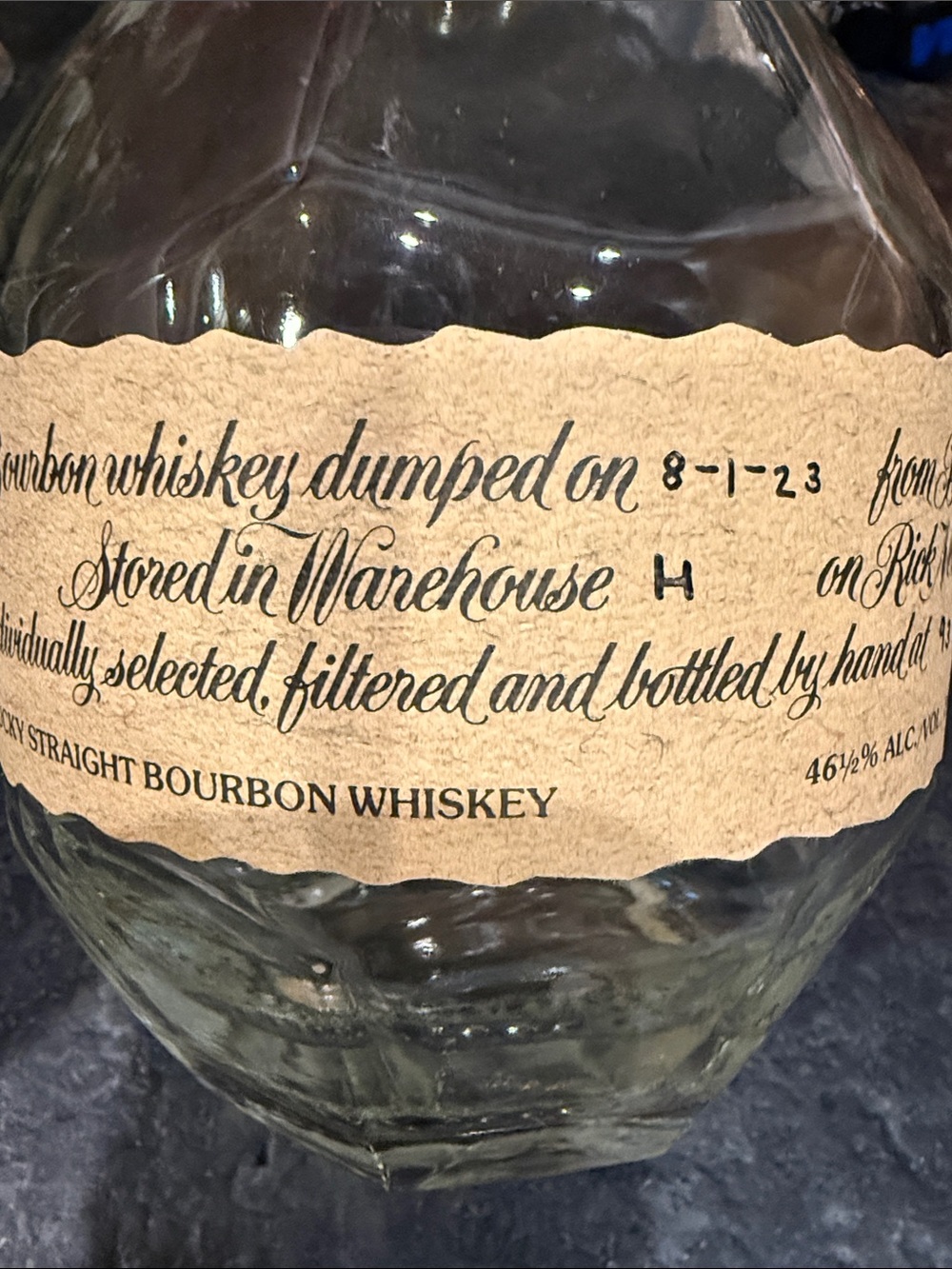 Hand-Bottled Straight Bourbon Whiskey - Natural Kraft Label bottled